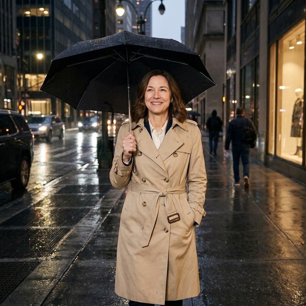 The Perfect Trench Coat for Rainy Spring Days